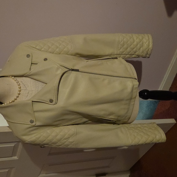 Bagatelle Biker Faux Leather Bomber Jacket - Picture 2 of 5